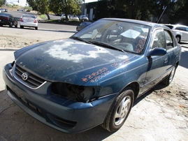 2002 TOYOTA COROLLA LE TEAL 1.8L AT Z15053